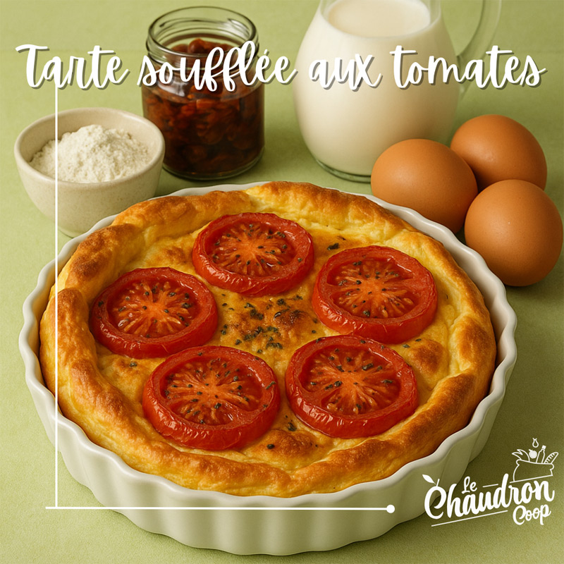 Tarte soufflée aux tomates