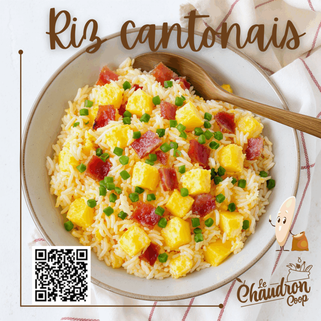 Recette riz Cantonais