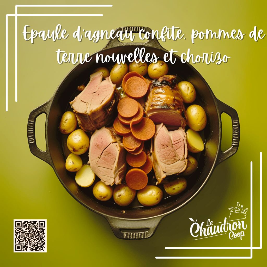 Epaule d'agneau confite