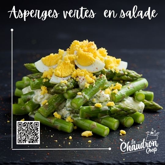 Asperges vertes en salade