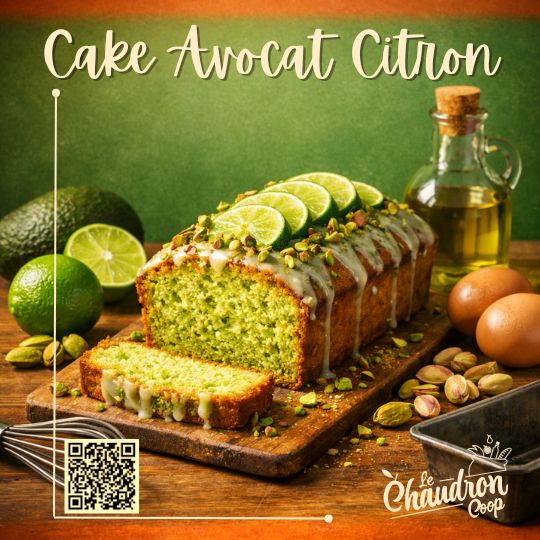 Cake avocats citron